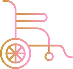 Wheelchair Vector Icon