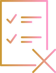 Fake List Vector Icon © Malik Grafix