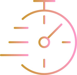 Flex Time Vector Icon