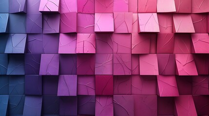 An abstract background featuring rhombuses arranged in a windmill pattern, shades of purple and pink, hd quality, digital rendering, high contrast, geometric design, modern aesthetic.
