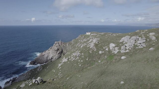 Cabo Prior, Ferrol. Plano con dron, grabado con un AIR 2S en perfil logar&iacute;tmico