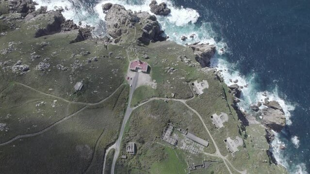 Cabo Prior, Ferrol. Plano con dron, grabado con un AIR 2S en perfil logar&iacute;tmico
