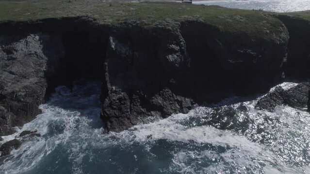 Ermita de Santa Comba, Ferrol. Plano con dron, grabado con un AIR 2S en perfil logar&iacute;tmico