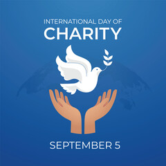 vector graphic of International Day of Charity ideal for International Day of Charity celebration.