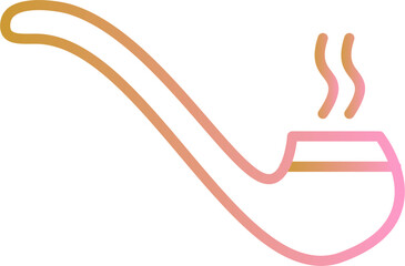 Smoking Pipe Vector Icon