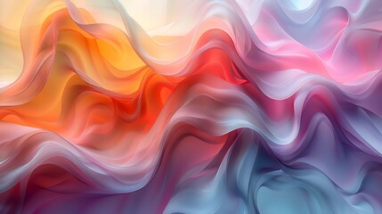 Obraz premium An abstract background with overlapping ellipses of varying opacities, soft pastel colors, hd quality, digital rendering, high contrast, geometric design, modern aesthetic, artistic abstraction.