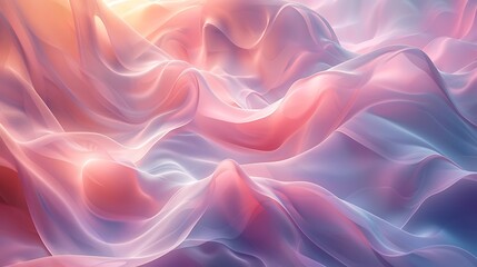 Fototapeta premium An abstract background with stretched ellipses and high-speed motion blur, soft pastel colors, hd quality, digital rendering, high contrast, geometric design, modern aesthetic, artistic abstraction.