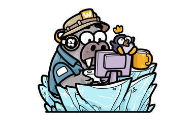 Pro Gamer Walrus Animal RG