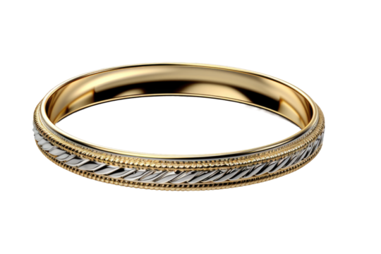 Gilded Love: A Dance of Gold and Silver on a Clear PNG or White Background.