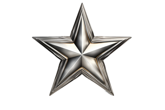 Gleaming Starlight on a Blank Canvas on a Clear PNG or White Background.