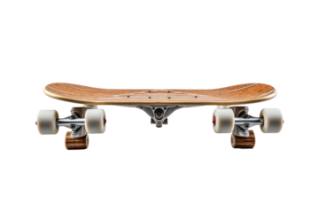 Rolling Dreams: A Skateboards Voyage on a Clear PNG or White Background.