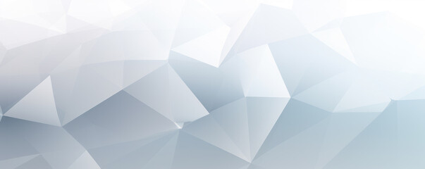 Fototapeta premium Abstract background for an innovation program proposal with combination of white and light grey colour in geometrical design