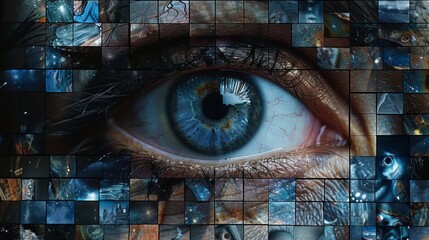 Global network of interconnected minds  collaborating and innovating with people and ai connections