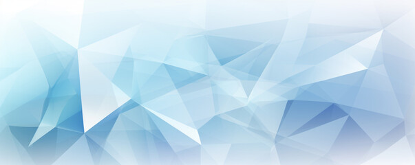 Fototapeta premium Abstract background for an innovation program proposal with combination of white and light blue colour in geometrical design