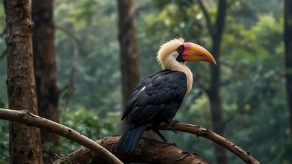 yellow billed hornbill