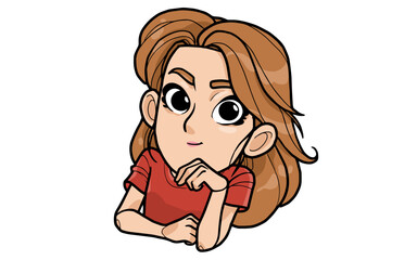 Smiling Woman Character RG