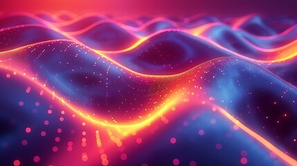 Pulsing ellipses with neon glow, bright and bold colors, hd quality, digital illustration, geometric precision, high contrast, modern design, artistic composition, energetic and lively 