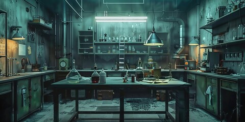 Old Laboratory Interior