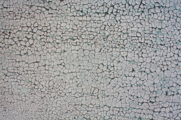 Old cracked gray blue paint. Rich texture.