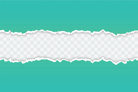 blue colored ripped open paper with paper