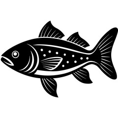 fish vector silhouette illustration svg file