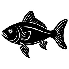 fish vector silhouette illustration svg file