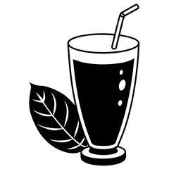 drink tea vector silhouette illustration svg file