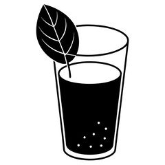 drink tea vector silhouette illustration svg file