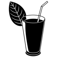 drink tea vector silhouette illustration svg file