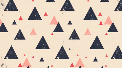 Obraz premium a minimalist vector pattern with simple, repeating triangular shapes