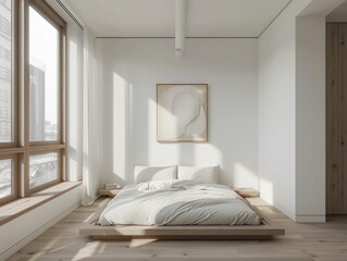 bedroom with a window