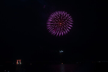 日本の夏の花火