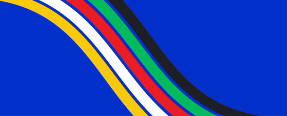 Obraz premium Germany 2024 euro soccer. Vector football-themed templates with colorful backgrounds, soccer balls, grass, trophy and team players. Layouts promote sports events, clubs, and championships