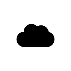 Cloud icon vector for web and mobile app. cloud sign and symbol