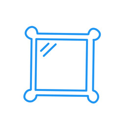 Mirror line icon