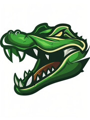 Obraz premium crocodile with a smile