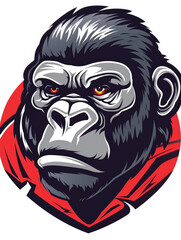 Fototapeta premium gorilla head mascot