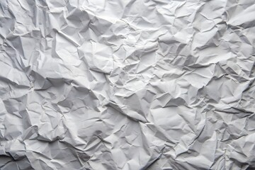 Fototapeta premium Texture of crumpled white paper background