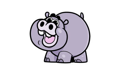 Hippopotamus Animal RG