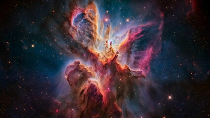 eagle nebula cosmos stars and galaxies in space abstract universe background
