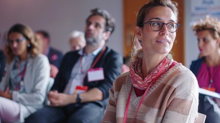 Obraz premium Emotional Intelligence Workshop in the Workplace: Enhancing Team Interaction and Employee Empathy