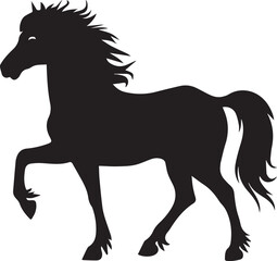 silhouette of a horse © Suvanondo Ray