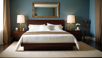 white and gold theme modern interior