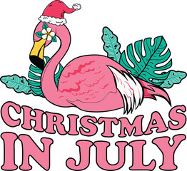 Christmas In July T-shirt Design, Christmas In July SVG Design, Christmas In July shirt, Christmas shirt, Funny Christmas, Funny Christmas In July, Holiday Christmas  T-shirt