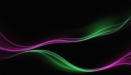 abstract blue and green pink wave background