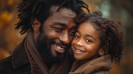 **A dad and daughter sharing a laugh, a moment of pure happiness. - Powered by Adobe
