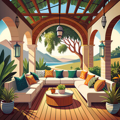 Fototapeta premium modern house interior design.