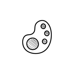 back to school hand drawn icon