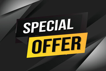 Special offer final sale tag. Banner design template for marketing. Special offer promotion or retail. background banner modern graphic design for store shop, online store, website, landing page

