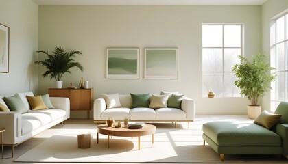 white and gold theme modern interior